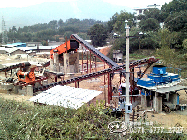 人工砂制砂機生產線