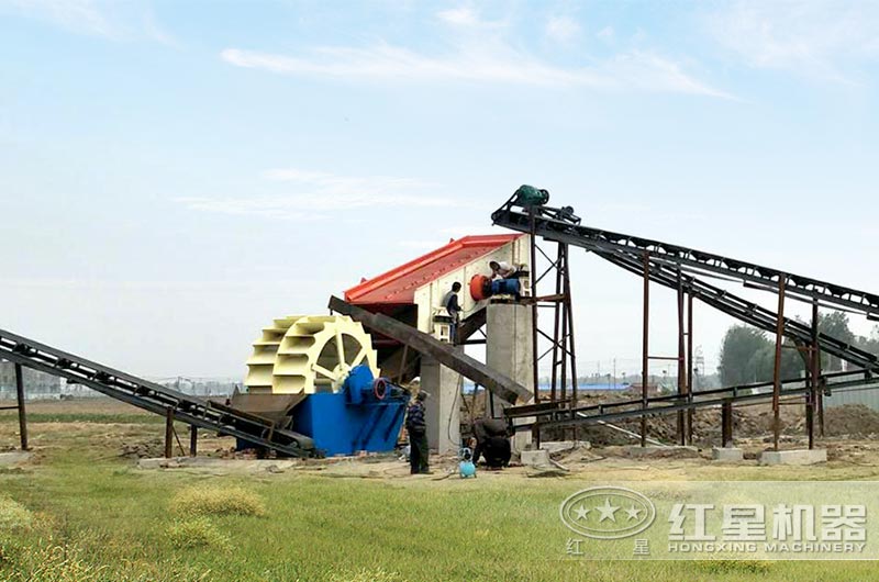 洗砂現(xiàn)場(chǎng)實(shí)拍 洗砂現(xiàn)場(chǎng)實(shí)拍