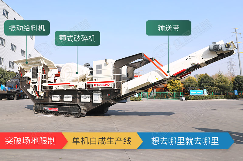 履帶移動(dòng)破碎機(jī)優(yōu)勢(shì)眾多，還可多元化搭配