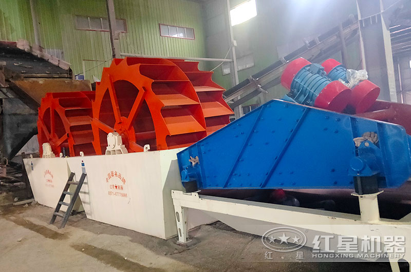 時(shí)產(chǎn)160噸洗沙機(jī)型號(hào)有哪些？搭配脫水篩減少細(xì)沙流失