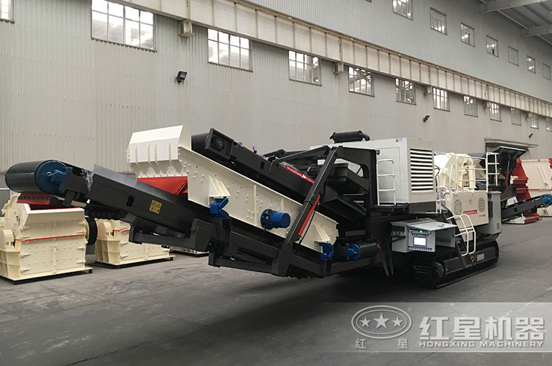 移動(dòng)式煤矸石制砂設(shè)備，移動(dòng)式破碎站