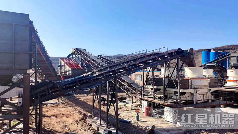 鵝卵石打成沙生產(chǎn)線配置方案及視頻大全，含價格