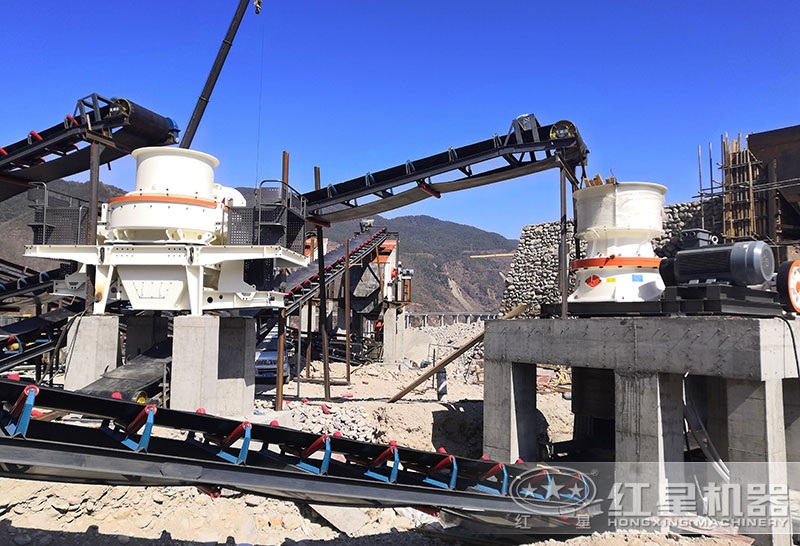 單缸圓錐破適合破碎硬料，HVI制砂機(jī)節(jié)能