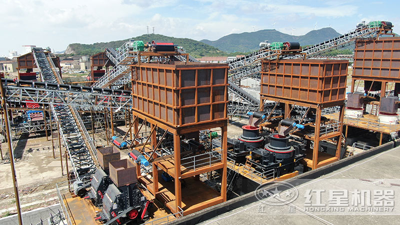 石塊破碎設(shè)備配置的大型制砂生產(chǎn)線 石塊破碎設(shè)備配置的大型制砂生產(chǎn)線